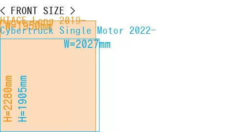 #HIACE Long 2019- + Cybertruck Single Motor 2022-